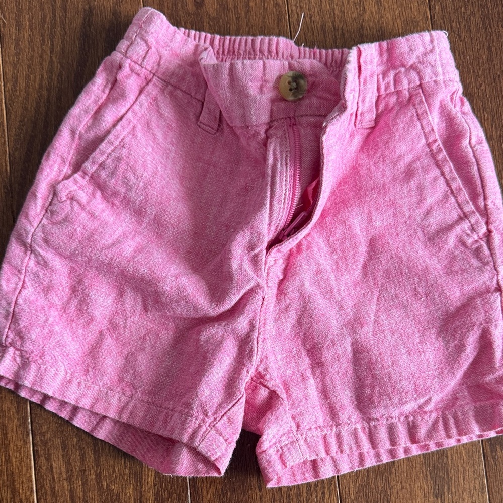 Janie and Jack High Waist Pink Shorts